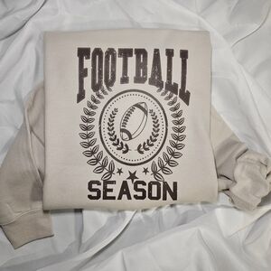 Football Season Cream Sweater